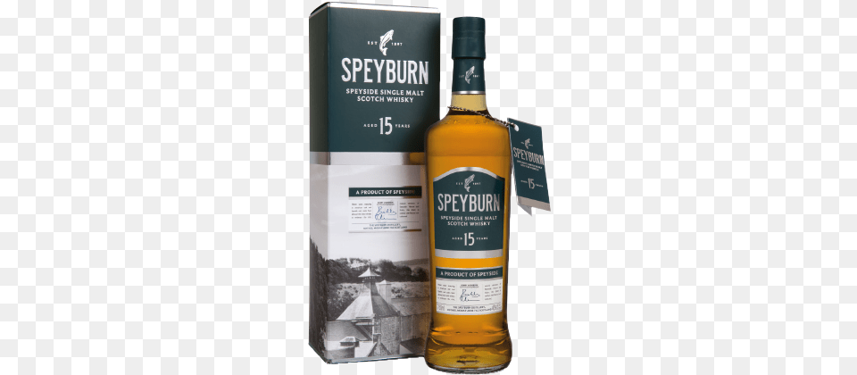 Speyburn 10 Years Old Single Malt Scotch Whisky Speyburn 15 Year Old Single Malt Whisky, Alcohol, Beverage, Liquor, Bottle Png Image