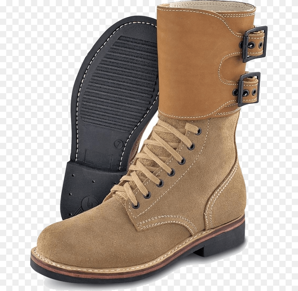 Spg Reproduction Us Wwii Combat Boots, Clothing, Footwear, Shoe, Boot Free Png Download