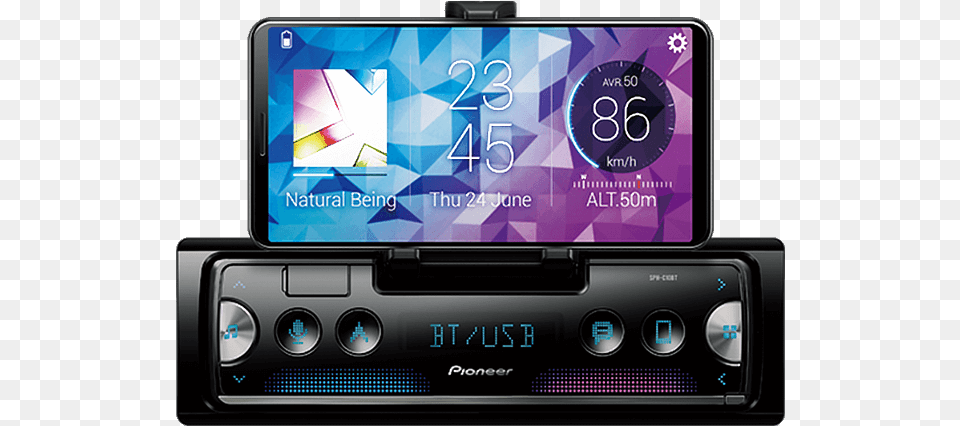 Sph C19bt Pioneer Phone Head Unit, Electronics, Stereo, Mobile Phone Free Transparent Png