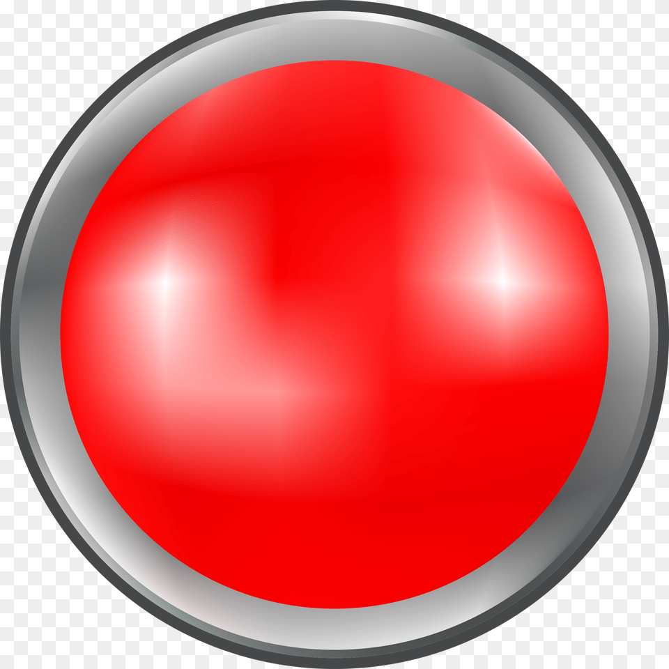 Sphere Circle Red Clipart Icon Red Traffic Light, Disk, Symbol Free Png Download