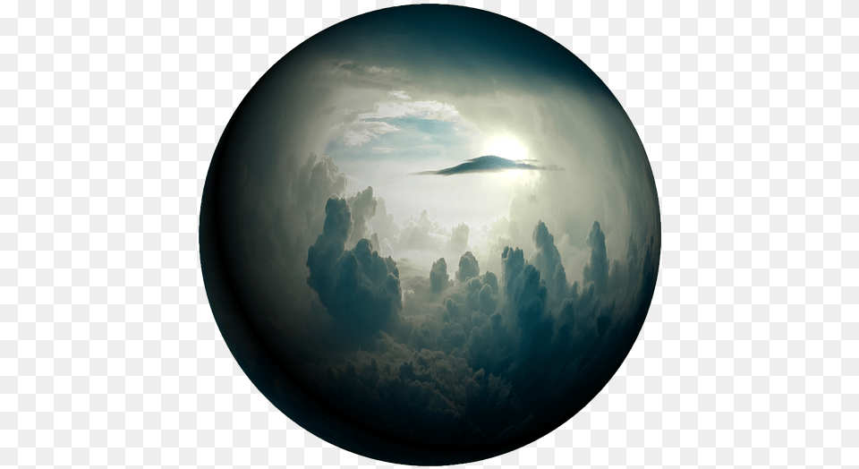 Sphere Of Clouds, Photography, Nature, Outdoors, Astronomy Png