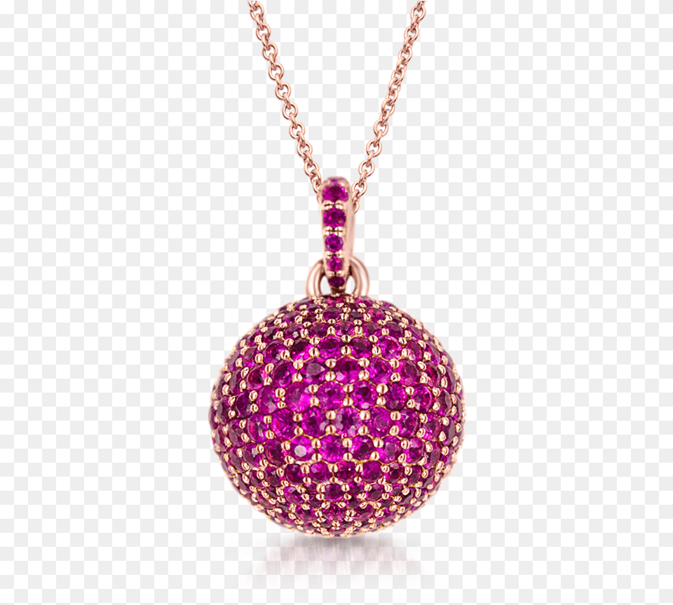 Sphere Pendant With Rubies, Accessories, Jewelry, Necklace, Gemstone Free Png