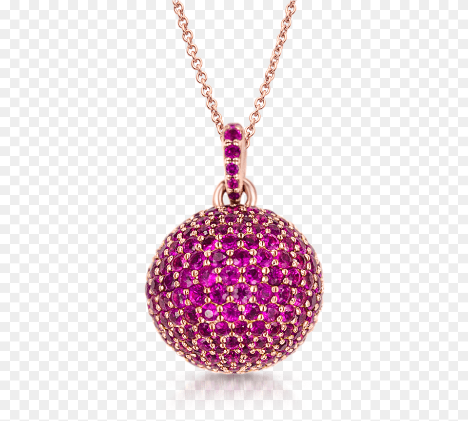 Sphere Pendant With Rubies Locket, Accessories, Jewelry, Necklace, Gemstone Free Png Download