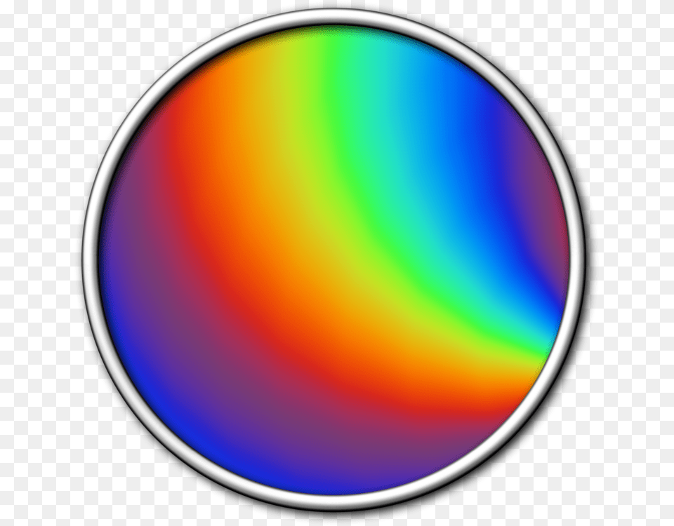 Spherecircleline Rainbow Disk, Sphere Free Transparent Png