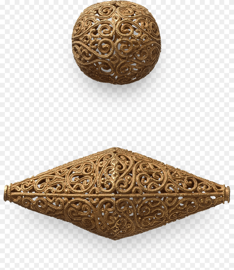 Spherical And Biconical Gold Beads 1100 Islamic Dynastic Gold, Bronze, Accessories, Jewelry, Treasure Png