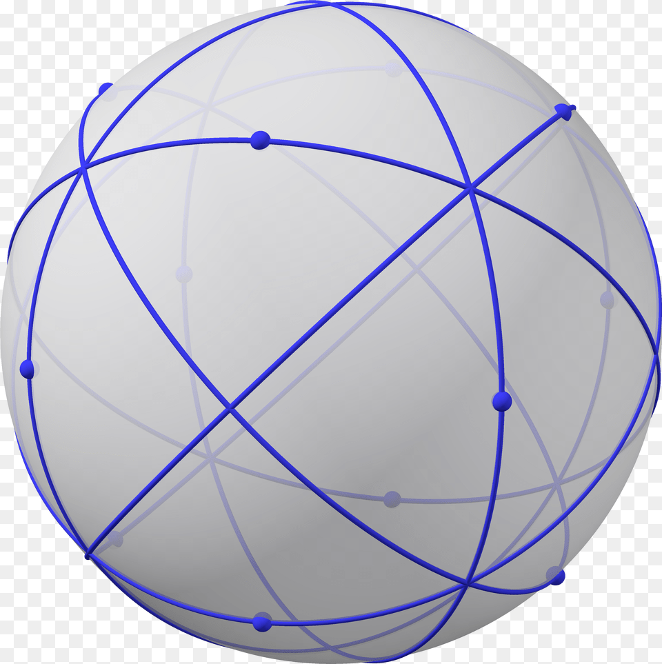 Spherical Polyhedron With Great Circles 8 B Spherical Polyhedron, Sphere Png