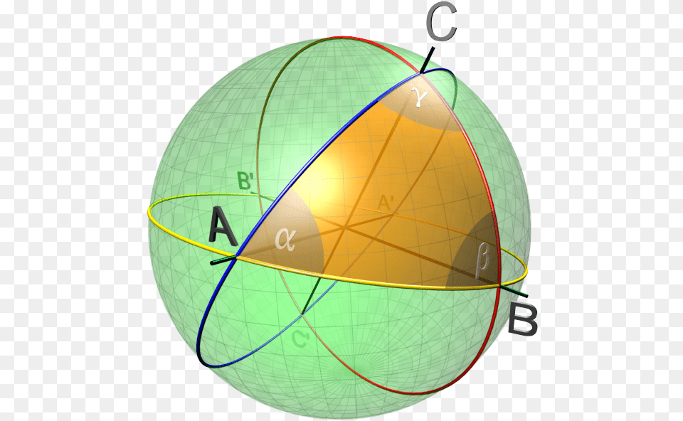 Spherical Triangle 3d Spherical Triangle, Sphere Free Transparent Png