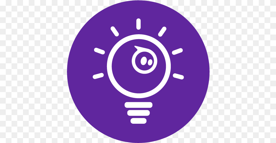 Sphero Mini Dot, Disk, Spiral, Purple, Light Png Image