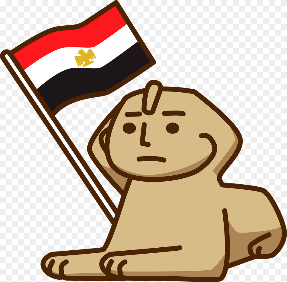 Sphinx Flag Of Egypt Clipart, Egypt Flag Free Png Download