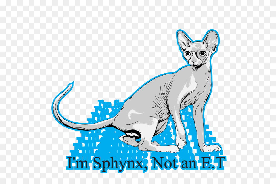 Sphynx Illustration Cat Sphynx Illustration And Vector, Animal, Mammal, Pet, Egyptian Cat Free Transparent Png