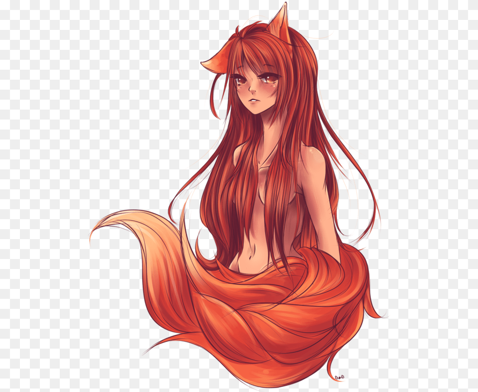 Spice And Wolf Gray Red Hair Female Spice And Wolf Ginger Anime Girl, Adult, Book, Comics, Person Free Transparent Png