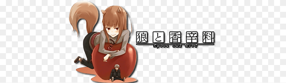 Spice And Wolf Transparent Spice And Wolf Apple, Book, Comics, Publication, Baby Free Png Download