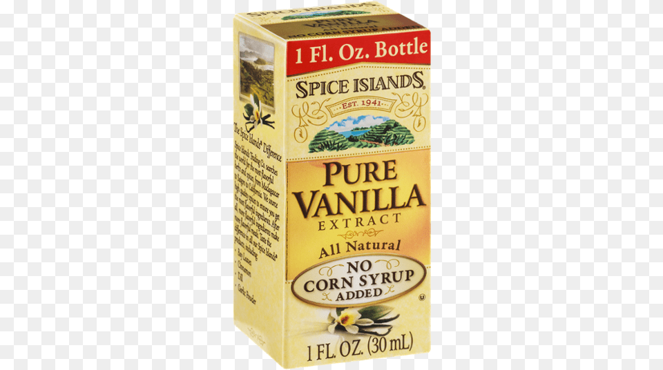 Spice Islands Pure Vanilla Extract, Food Free Png