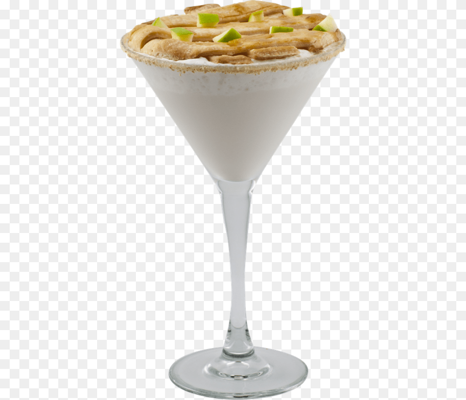 Spiced Caramel Apple Pie Brandy Alexander, Alcohol, Beverage, Cocktail, Martini Png Image