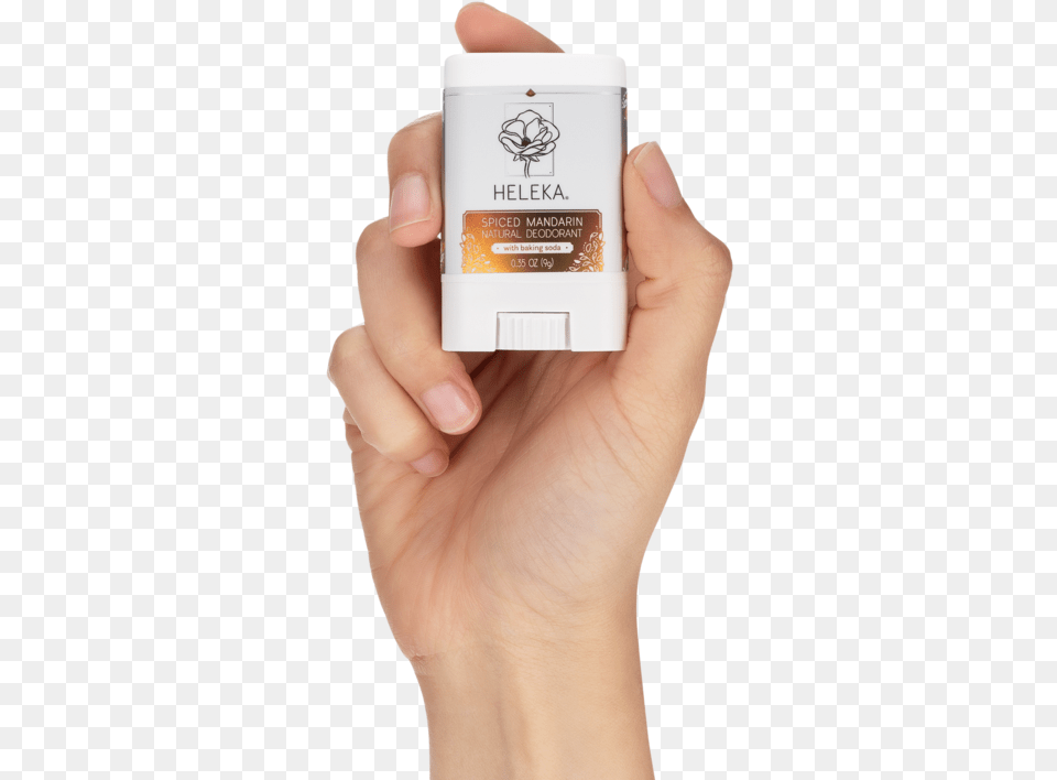 Spiced Mandarin Mini Natural Deodorant With Baking Soda Cigarette, Body Part, Finger, Hand, Person Free Png