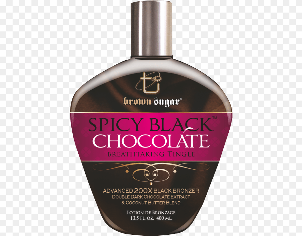 Spicy Black Chocolate 200x Tingle Bronzer Brown Sugar Black Chocolate, Bottle, Lotion, Cosmetics, Perfume Free Transparent Png