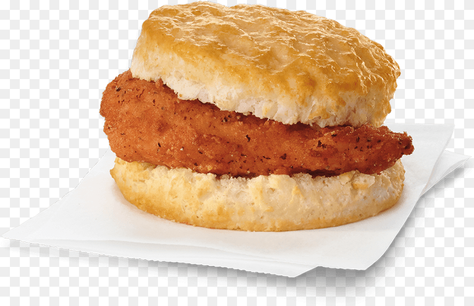 Spicy Chicken Biscuit Chicken Biscuit Chick Fil, Burger, Food, Bread Png Image