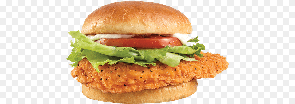 Spicy Chicken Sandwich Spicy Chicken Burger Wendys, Food Free Transparent Png