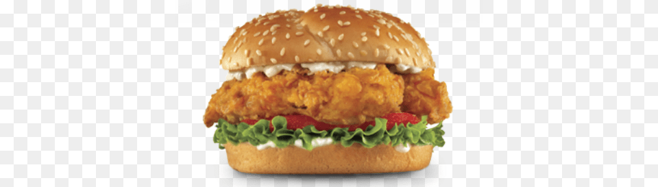 Spicy Chicken With Ranch Chicken Burger Recipes Chicken Chicken Tender Sandwich Carl39s Jr, Food Png