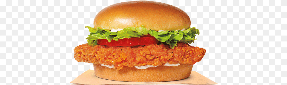 Spicy Crispy Chicken Burger King Spicy Crispy Chicken Sandwich Burger King, Food Png