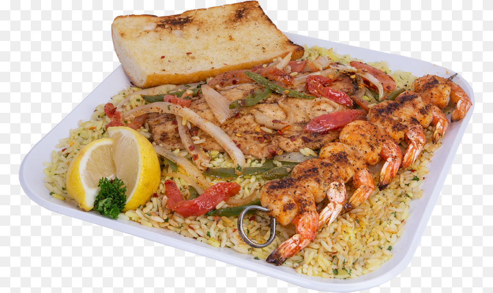 Spicy Diablo Fish Amp Shrimp, Food, Food Presentation, Plate, Bread Png Image