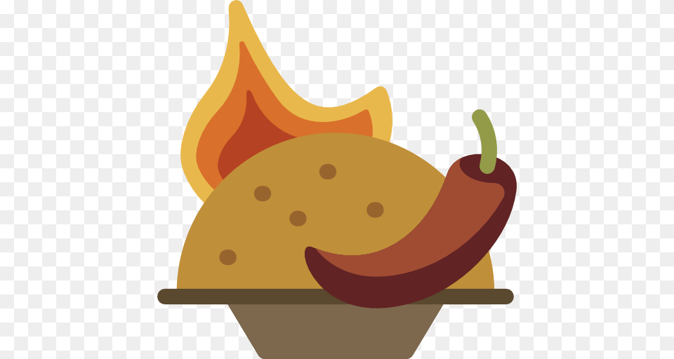 Spicy Food, Bread Png