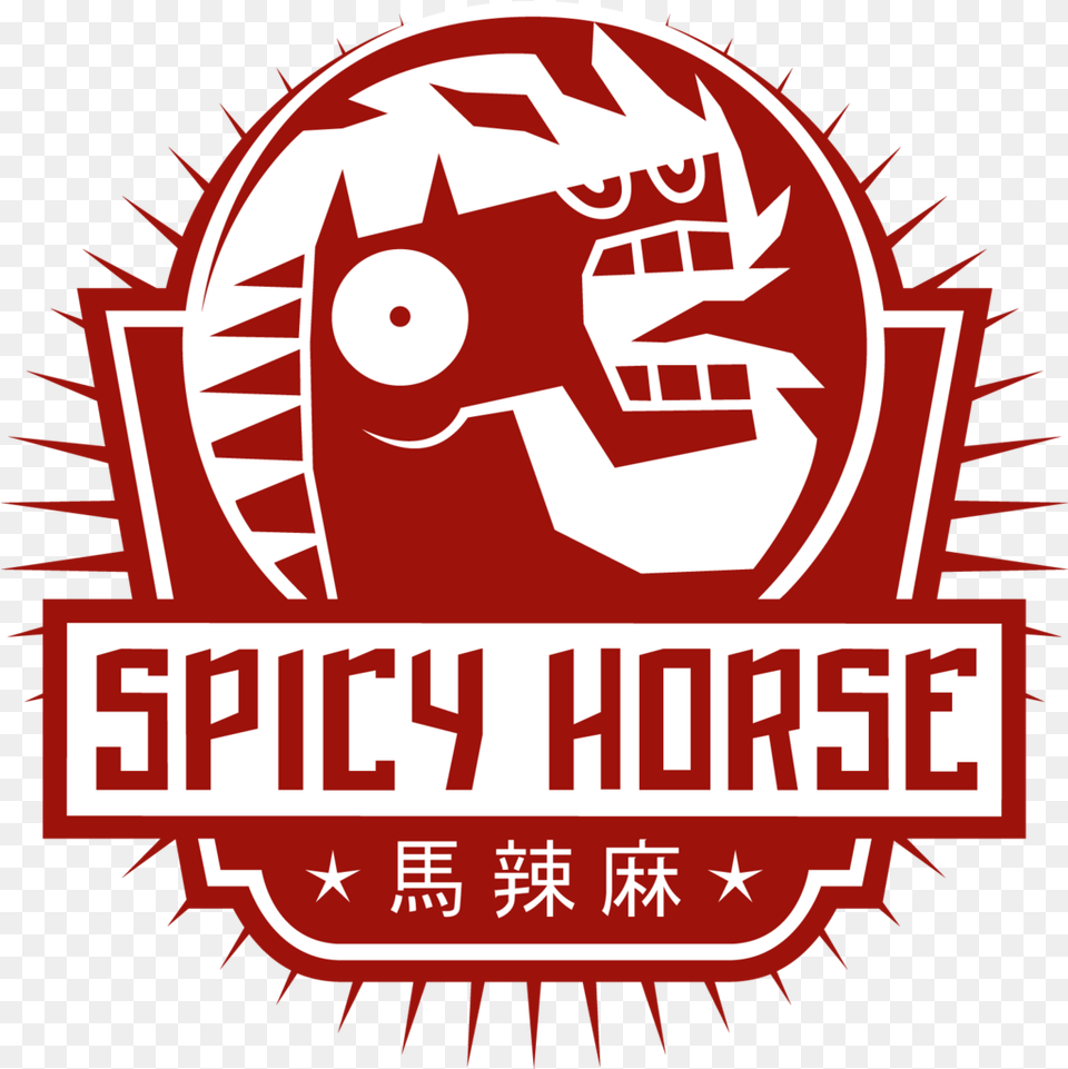Spicy Horse Logo Full Size Seekpng Game Studio Logos, Advertisement, Poster, Dynamite, Weapon Png Image