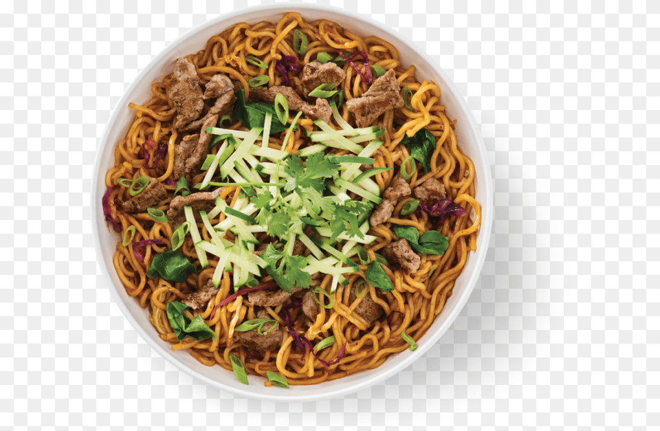 Spicy Korean Beef Noodles Fried Noodles, Food, Noodle, Pasta, Vermicelli Free Png