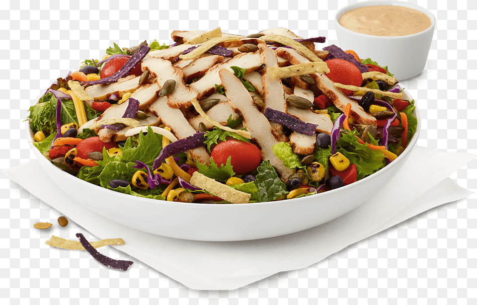 Spicy Southwest Salad Chick Fil, Food, Lunch, Meal, Food Presentation Png