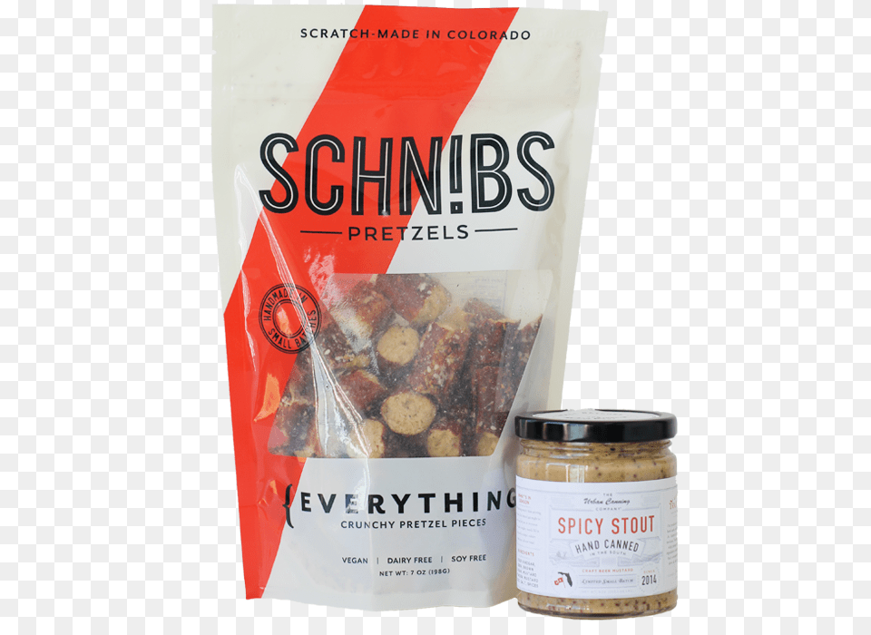 Spicy Stout Schnibs Everything Pretzel Combo, Food Png Image