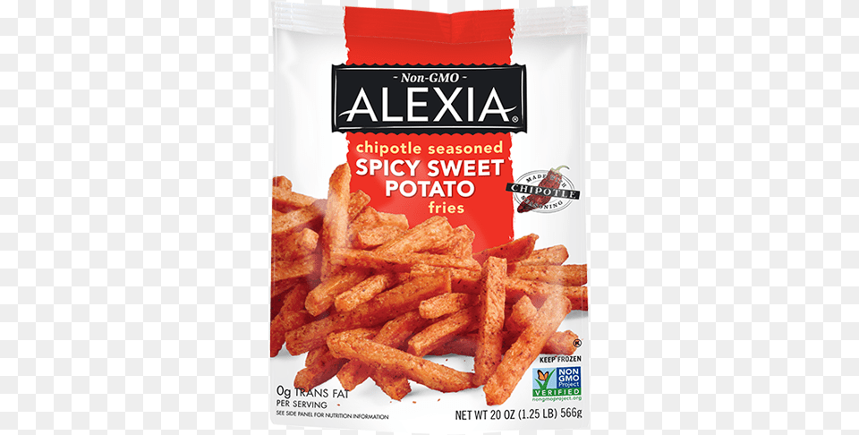 Spicy Sweet Potato Fries With Chipotle Seasoning Alexia Fries Yukon Select Garlic With Parsley, Food, Ketchup Free Png