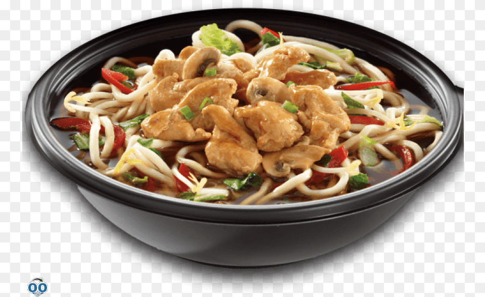 Spicy Udon Noodle Soup Bowl Yi Mein, Food, Meal, Dish, Pasta Free Transparent Png