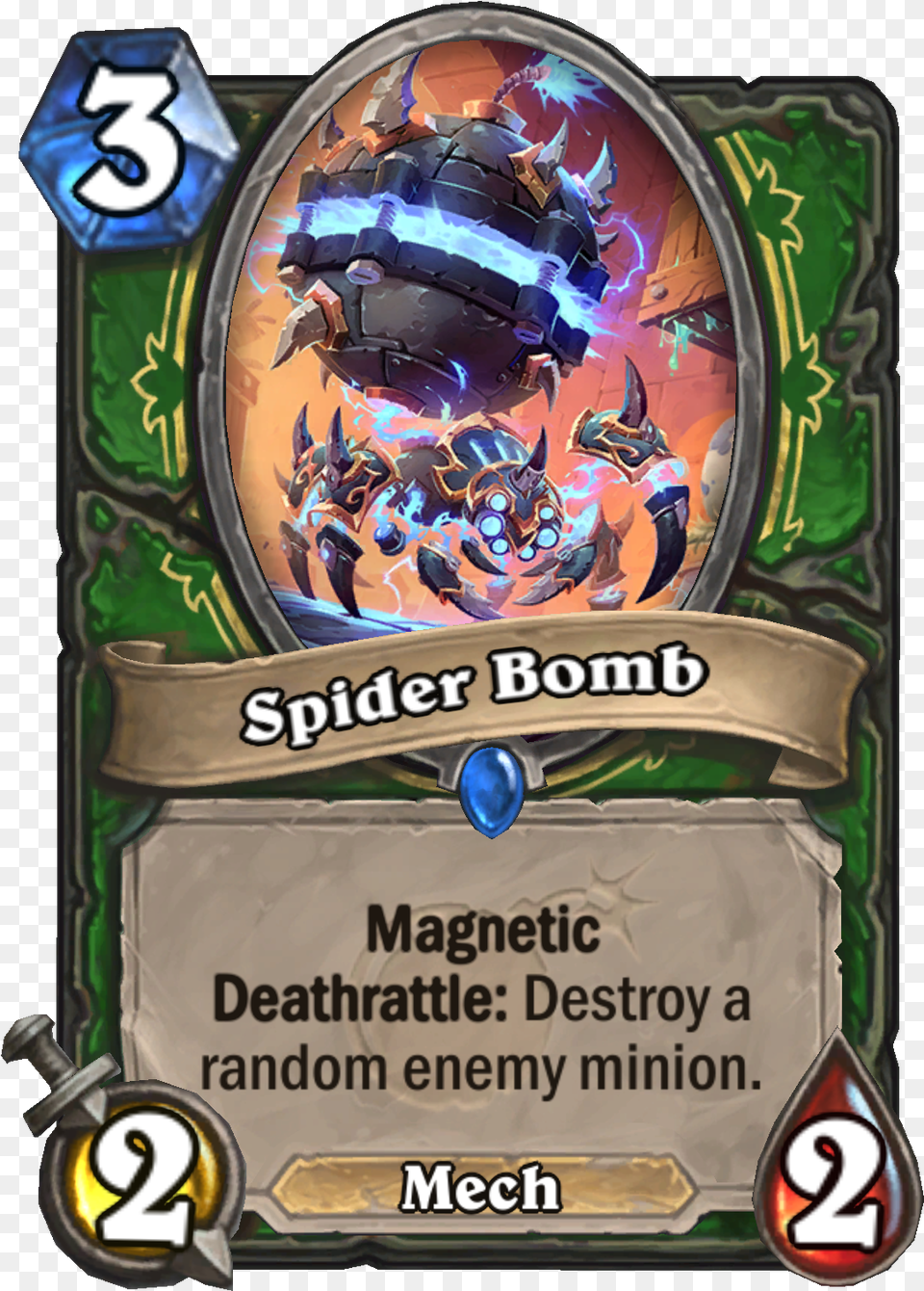 Spider Bomb Hearthstone Free Transparent Png