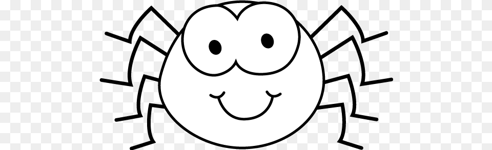 Spider Clip Art, Stencil Free Png Download