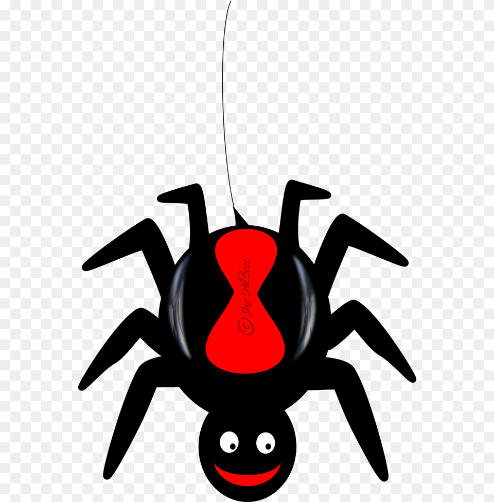 Spider Clip Art Vector Image 2 Animated Red Back Spider, Electronics Png