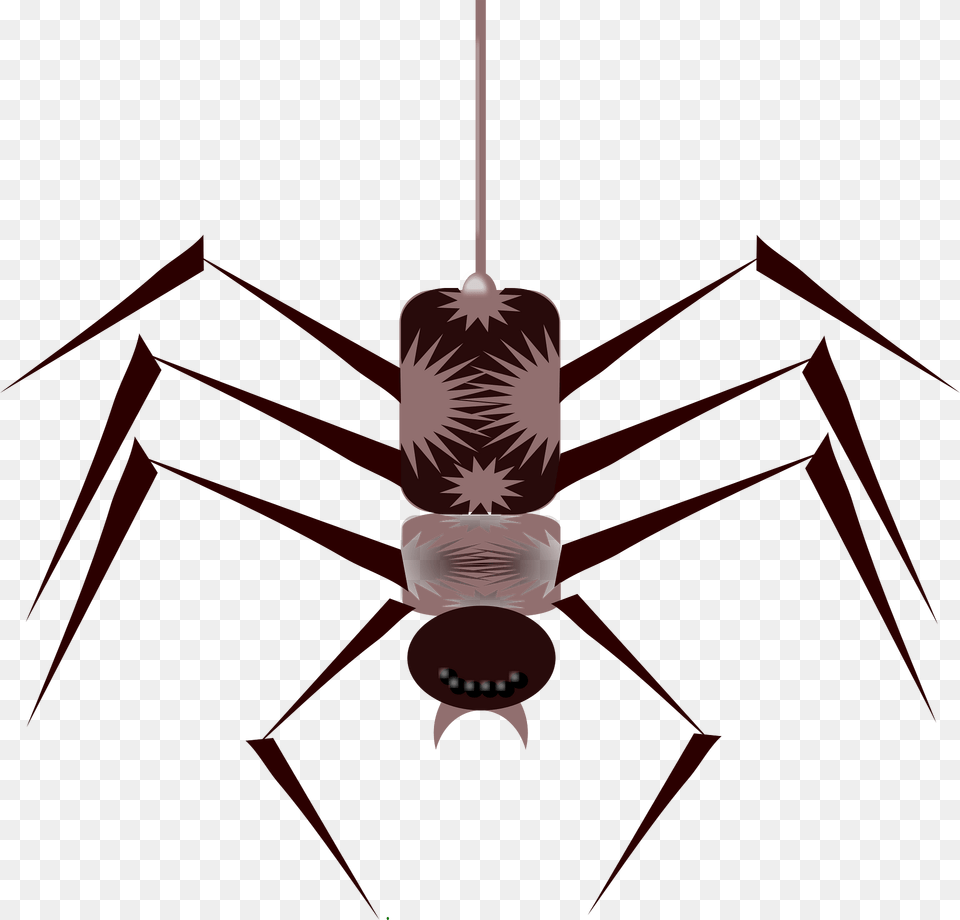 Spider Clipart, Appliance, Ceiling Fan, Device, Electrical Device Free Png Download
