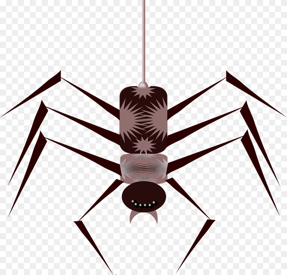 Spider Clipart, Appliance, Ceiling Fan, Device, Electrical Device Png Image