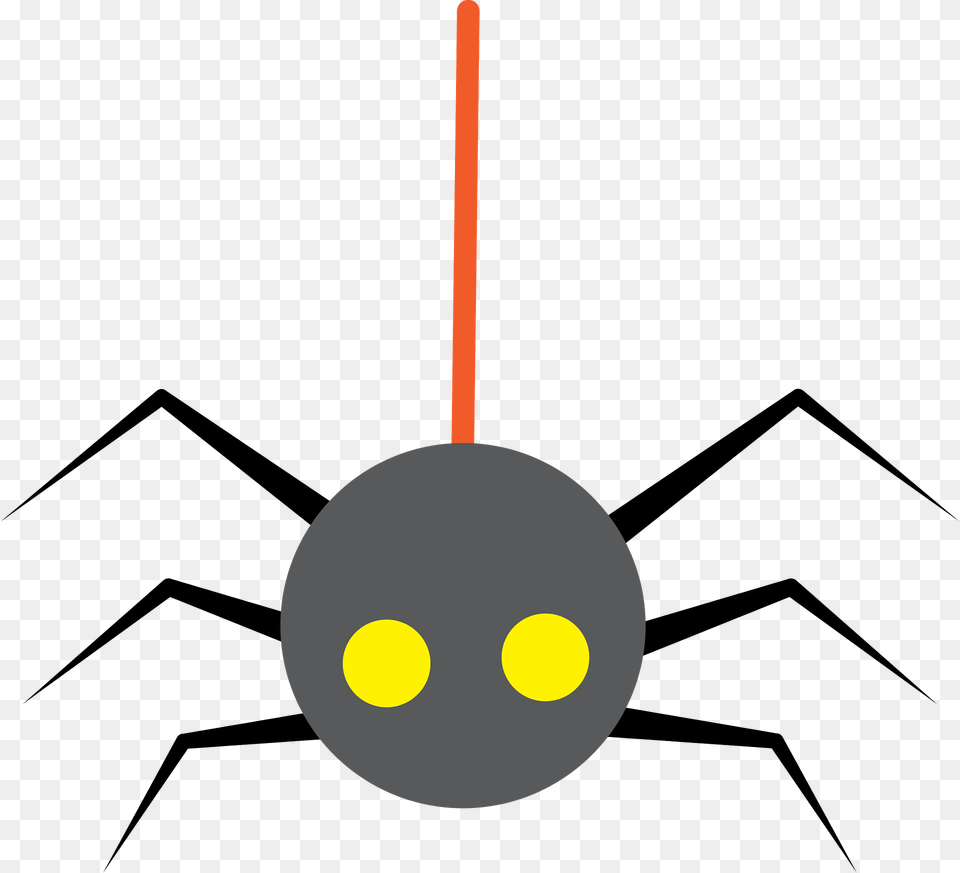 Spider Clipart, Light Png