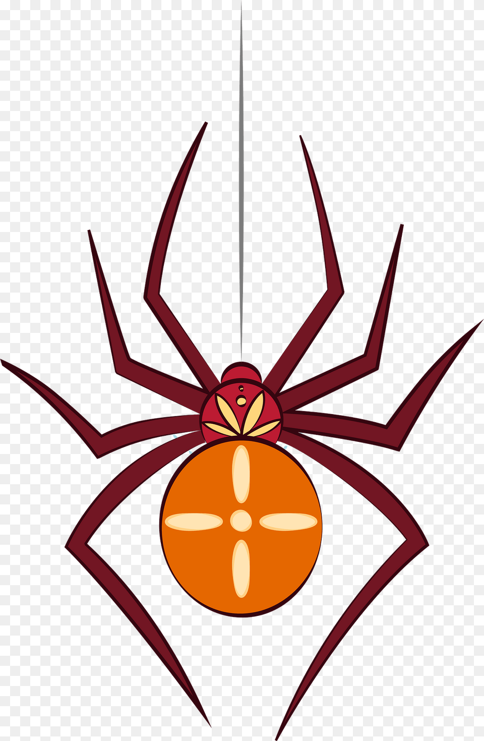 Spider Clipart, Animal, Invertebrate, Chandelier, Lamp Png Image