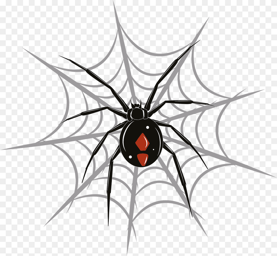 Spider Clipart, Animal, Invertebrate, Black Widow, Insect Png Image