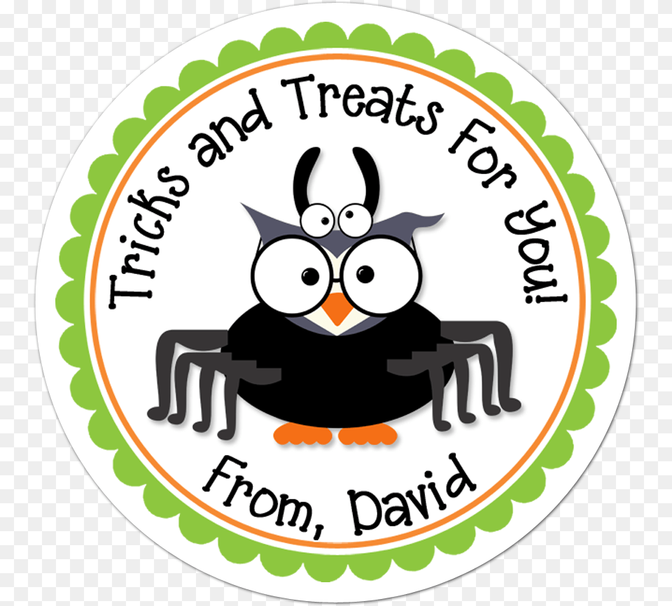 Spider Clipart Owl Racer Birthday Thank You Label, Logo, People, Person, Animal Free Png Download