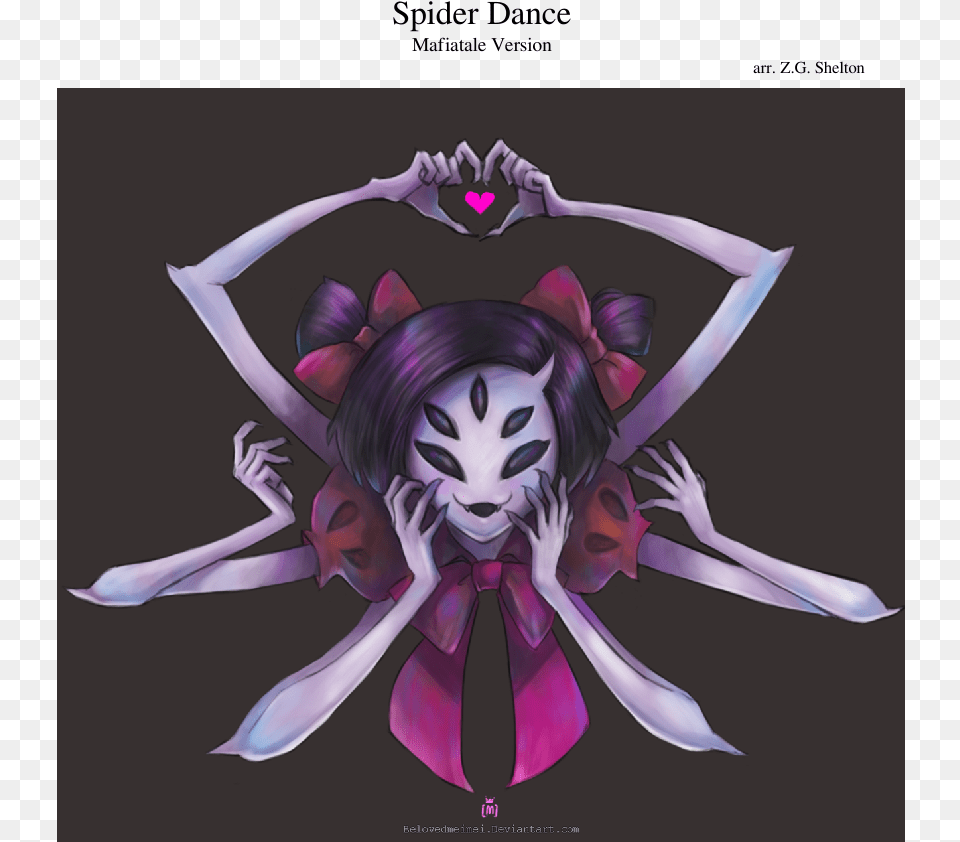 Spider Dance Sheet Music Composed By Arr Muffet Undertale, Publication, Book, Comics, Adult Png