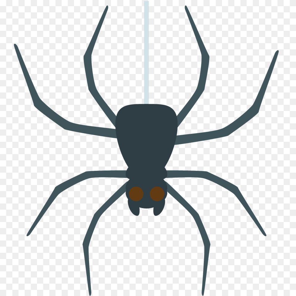 Spider Emoji Clipart, Animal, Invertebrate, Black Widow, Insect Free Png Download