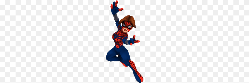 Spider Girl Full Body Super Hero Squad Spidergirl, Book, Comics, Publication, Adult Free Transparent Png