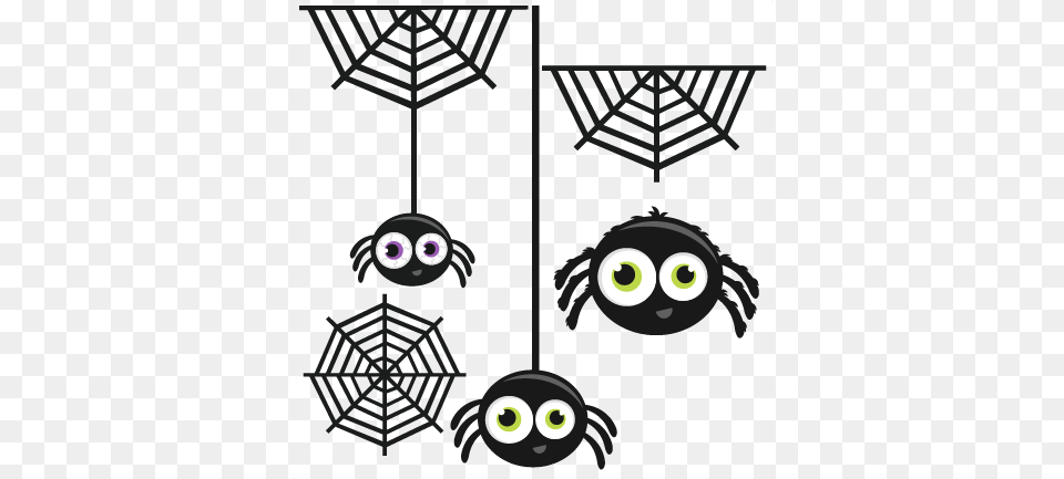 Spider Group Svg Cutting Files For Cute Clipart Spider Halloween, Spider Web Free Transparent Png