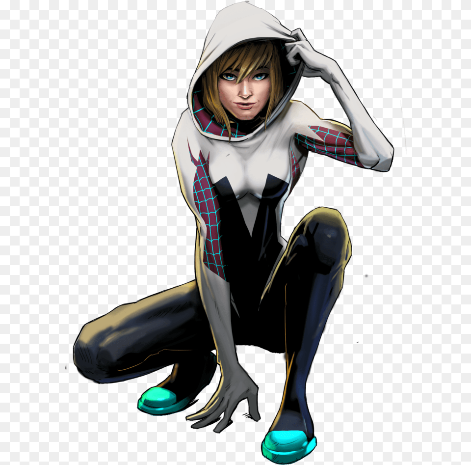 Spider Gwen Spider Gwen Comic, Book, Publication, Comics, Adult Png Image