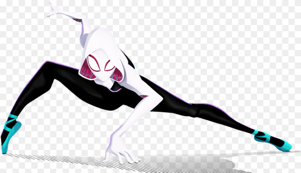 Spider Gwen Spider Gwen Ballet Shoes, Person, Face, Head, Dancing Png Image