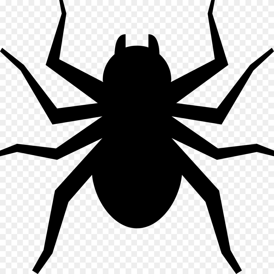 Spider Icon, Gray Png Image