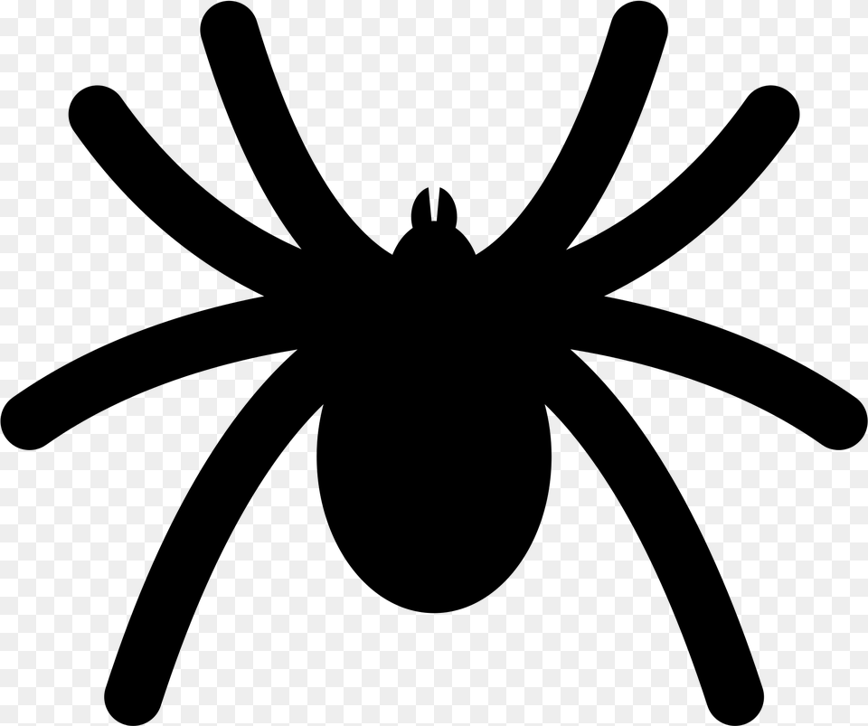 Spider Icon Svg, Gray Png