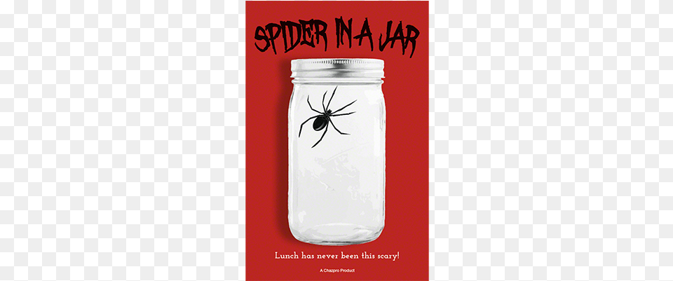 Spider In A Jar By Chazpro Magic, Animal, Invertebrate, Beverage, Milk Png Image